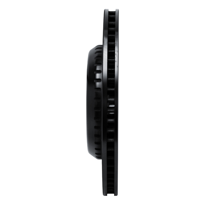 Land Rover Defender 110 Brake Rotor (1) - Rear Left - R1 Concepts - Drilled & Slotted - Black - `20-`25